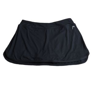 HEAD Athletic Tennis Spike Skort Training & Running Skirt Black Size Small